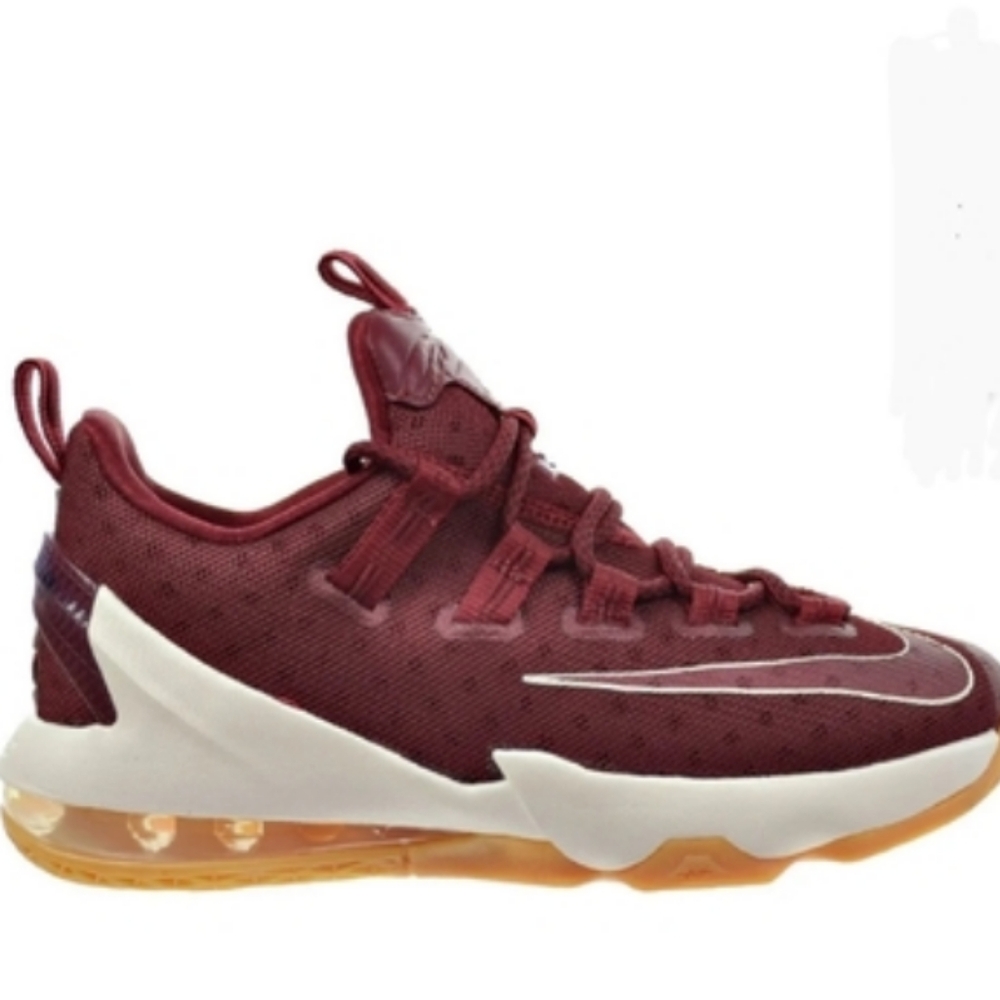 Nike Lebron James Men's Burgundy Sneakers